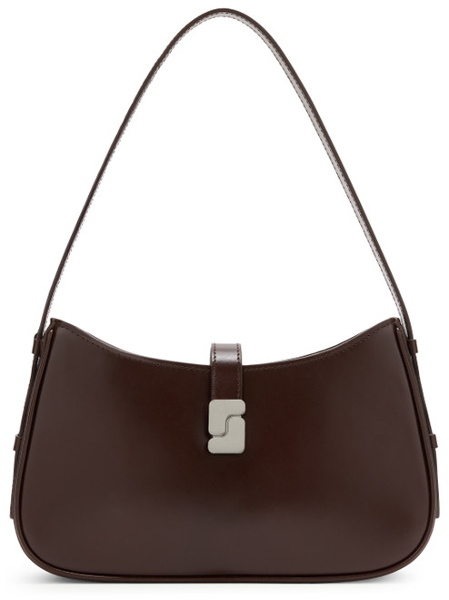 Borsa Soeur Bonnie in pelle color cioccolato