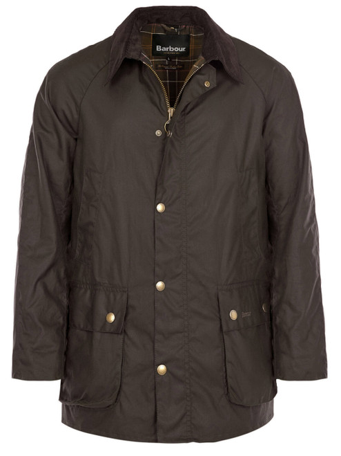Giacca cerata Barbour Ashby in cotone verde