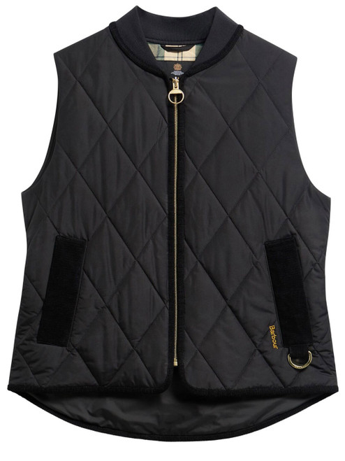 Gilet Barbour Glendyn in tessuto tecnico nero