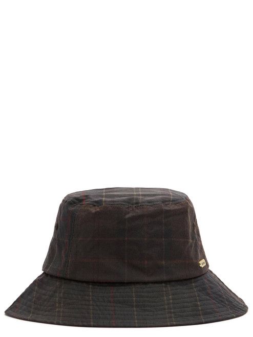 Cappello Barbour Hazelwood in cotone cerato tartan