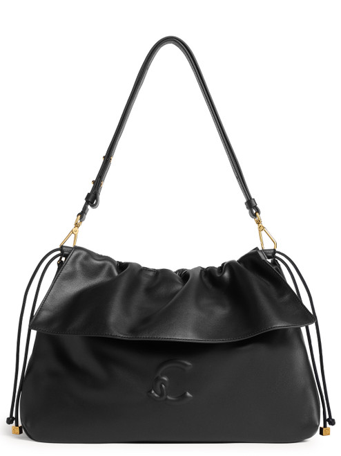 Borsa Coccinelle Lidia Medium in pelle nera 