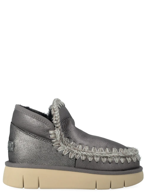 Sneakers Mou Eskimo Bounce Special Leather in montone Jungla Gunmetal