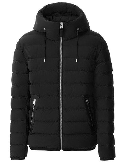 Piumino Mackage Jack-Z in nylon elasticizzato nero