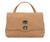 Bag Zanellato Postina Daily Giorno S in cappuccino-colored leather