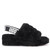 black fluff sandal 1
