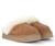 Sandale pantoufle Ugg Disquette en daim et peau de mouton