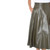 deep olive coated midi skirt 4