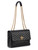 Sac à bandoulière Kira moyen en cuir noir