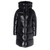 Padded coat Save The Duck Isabel in glossy black nylon