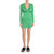 Mini robe en satin vert brillant 2