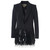 Giacca Elisabetta Franchi nero in crêpe