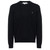 Maison Kitsuné sweater in black merino wool