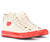 converse high white red 2
