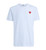 Camiseta Comme des Garçons Play hombre cuello redondo blanco