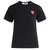 t-shirt noir cœurs superposés 1