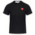 camiseta mujer negro corazon rojo 1