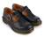 Dr. Martens Zapato Polley de cuero negro