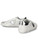 Sneaker Philippe Model Paris X in pelle bianca e argento