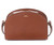 Crossbody bag A.P.C. Demi-Lune Mini in hazelnut-colored leather