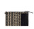 Tarjetero Marc Jacobs The Monogram Top Zip Wristlet beige y negro