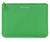 Clutch bag Comme Des Garçons Wallet Embossed Forest in green leather