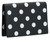 Wallet Comme Des Garçons Wallet in black leather with polka dot print