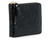 Brieftasche Comme Des Garçons Wallet aus glänzendem schwarzem Leder mit Tupfen