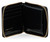 Cartera Comme Des Garçons Wallet cuero negro brillante con lunares