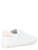 Sneaker Philippe Model Paris X in white leather with pink logo