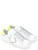 Baskets Philippe Model Paris X en cuir blanc et fl jaune