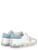 Sneaker Philippe Model Paris X in white leather and denim