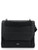 Lancel Ninon M Flap Bag en cuero negro