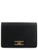 Bolso bandolera Elisabetta Franchi negro con logotipo dorado