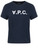 Camiseta mujer A.P.C. de algodón azul