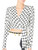 Butterfarbenes Kurzarmhemd Elisabetta Franchi mit Logodruck