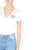 T-shirt Pinko weiß mit glänzendem Logo