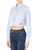 Crop-Shirt Pinko mit blauen und weißen Streifen