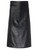 Skirt 'S Max Mara in black coated fabric
