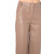 S Max Mara pantalon slim en tissu enduit couleur noisette