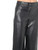 Slim 'S Max Mara pants in black coated fabric