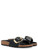 Sandalo Birkenstock Madrid Big Buckle in vernice nera