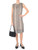 Python print organza dress Sportmax