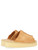 Sandalwood Clarks Original Wedge Slide in leather-colored suede