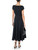 Black cotton midi dress Staud