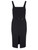 Vestido tubo Elisabetta Franchi en crepé negro con cinturón