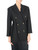 Blazer Oversize Ganni in viscosa nera