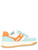 Sneaker Hogan H630 bianca, azzurra e arancione