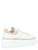 Zapatilla Hogan Rayas H blancas con detalles beige