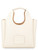 Tasche Hogan H-Bag Shopping aus elfenbeinfarbenem Leder