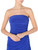 One-Shoulder-Kleid Norma Kamali Modell Diana blau